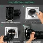 4/6inch flexible aluminum duct, heavy-duty 4-layer protection, 25 feet long, suitable for heating, cooling, ventilation and exhaust scenarios – Image 7