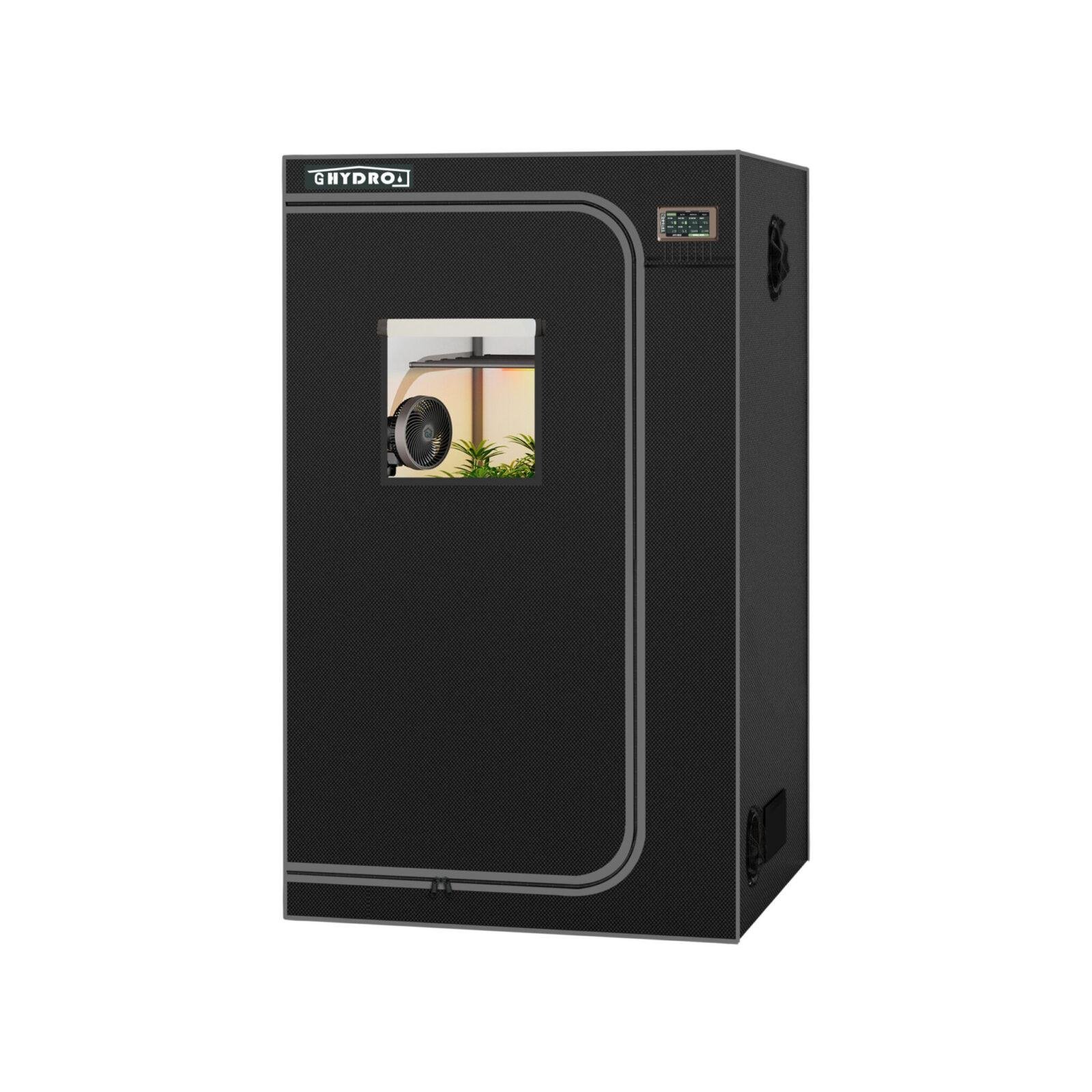 Tente de culture d'intérieur 48”*24”*60” (4×2) en 1680D : culture hydroponique, contrôle climatique, croissance optimale